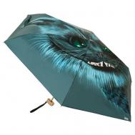 Мини-зонт , механика, 5 сложений, купол 94 см, 6 спиц, чехол в комплекте, для женщин, зеленый RainLab