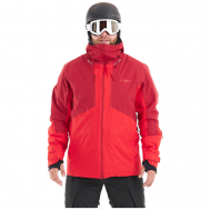 Куртка , средней длины, силуэт прямой, вентиляция, внутренние карманы, герметичные швы, карманы, светоотражающие элементы, регулируемый капюшон, ветрозащитная, водонепроницаемая, утепленная, размер XL, красный Dragonfly