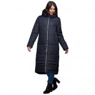 куртка   зимняя, силуэт прямой, подкладка, утепленная, размер 44(54RU), синий MFIN