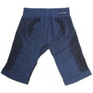 Термобелье шорты , влагоотводящий материал, компрессионный эффект, размер M/L, синий ACCAPI