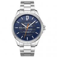 Наручные часы  Urban URBAN REBEL PEWJG2204506, серебряный, синий Police