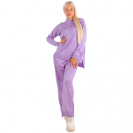 Костюм , джемпер и брюки, оверсайз, размер L/XL, фиолетовый OLIVERA Homewear
