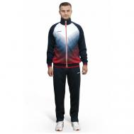 Костюм , олимпийка и брюки, силуэт полуприлегающий, подкладка, размер 2XL, синий Forward