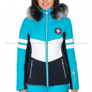Куртка   зимняя, размер 42, белый, голубой Sportalm