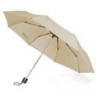 Зонт , механика, 3 сложения, чехол в комплекте, бежевый Rimini