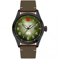 Наручные часы  Land SMWGN2102330, черный, хаки Swiss military hanowa