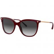 Солнцезащитные очки , квадратные, оправа: пластик, градиентные, для женщин, бордовый Dolce&Gabbana