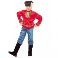 Костюм Ванюшка, русский народный, для мальчиков, размер 38, рост 146 см, на 10-11 лет, Batik
