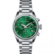 Наручные часы  Наручные часы  10254 3M VIN, серебряный, зеленый Claude Bernard