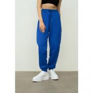 Беговые брюки , карманы, размер 44, синий Uniize
