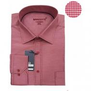 Рубашка , размер 5XL(66), красный BARCOTTI