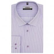 Рубашка , размер 48, фиолетовый Greg