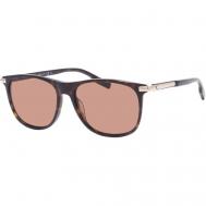 Солнцезащитные очки , прямоугольные, коричневый Montblanc