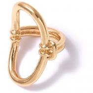 Кольцо, нержавеющая сталь, золотой Renée Jewelry