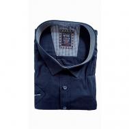 Рубашка , размер 9XL(76), синий Bettino