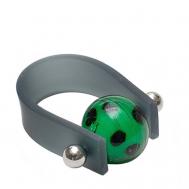 Кольцо , муранское стекло, размер 16, зеленый Divetro