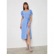 Платье-футляр , повседневное, классическое, полуприлегающее, миди, размер 42, синий Brandberry