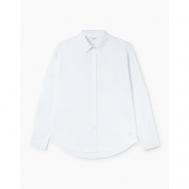 Школьная блуза , оверсайз, размер 122, белый GLORIA JEANS