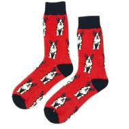 Носки , размер 42, красный Country Socks