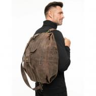 Сумка дорожная сумка-рюкзак , 40х60, коричневый Великоросс
