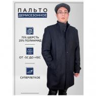 Пальто , размер 54, черный ballini