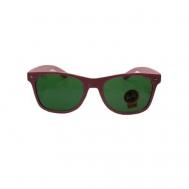 Солнцезащитные очки , квадратные, оправа: металл, поляризационные, с защитой от УФ, розовый Borastone