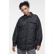 Куртка-рубашка   демисезонная, размер XL INT, черный BEFREE