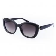 Солнцезащитные очки , бабочка, оправа: металл, устойчивые к появлению царапин, поляризационные, с защитой от УФ, градиентные, для женщин, коричневый StyleMark