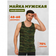 Майка , размер 54, зеленый AL&IR Textile Ivanovo