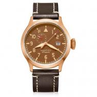 Наручные часы  Big Pilot Bronze Brown 43 mm, коричневый Aquatico