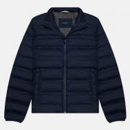 куртка  зимняя, силуэт прямой, подкладка, размер XXL, синий Hackett London