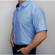 Рубашка , размер M, голубой Alexander Matin