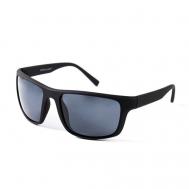Солнцезащитные очки , прямоугольные, оправа: пластик, поляризационные, с защитой от УФ, черный TROPICAL by SAFILO