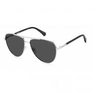 Солнцезащитные очки  PLD 4126/S, серебряный, серый Polaroid
