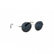 Солнцезащитные очки , круглые, оправа: металл, с защитой от УФ, серебряный Polaroid