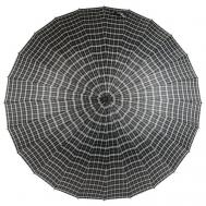 Зонт-трость , полуавтомат, купол 113 см., 24 спиц, для мужчин, черный frei Regen