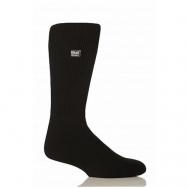 Мужские носки , 1 пара, высокие, размер 37-42, черный Heat Holders