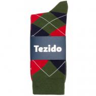 Носки , размер 41-46, зеленый Tezido