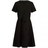Платье , в классическом стиле, полуприлегающее, миди, размер 36, черный Apart