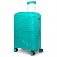 Умный чемодан , 65 л, размер M+, зеленый Impreza