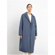 Пальто  , размер 48/170, голубой Pompa