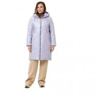 куртка   зимняя, подкладка, капюшон, размер 36 (46RU), фиолетовый Maritta