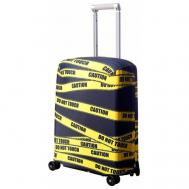 Чехол для чемодана , размер S, мультиколор, черный ROUTEMARK