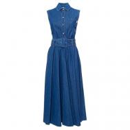 Платье , размер 38, синий MSGM