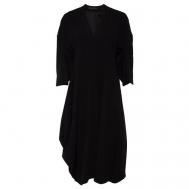 Платье , прилегающее, размер 46, черный Malloni