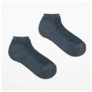 Носки , 1 пара, укороченные, утепленные, размер 41-43, серый EuroWool