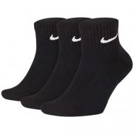 Мужские носки , 3 пары, 3 уп., классические, размер S, черный Nike