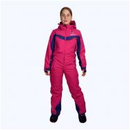 Горнолыжный комбинезон , зимний, карманы, подкладка, капюшон, мембранный, утепленный, размер XL, розовый Snow Headquarter