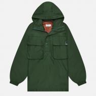 куртка  демисезонная, силуэт свободный, размер L, зеленый ANGLAN
