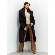 куртка  , демисезон/зима, силуэт прямой, водонепроницаемая, размер 40, черный Viaville